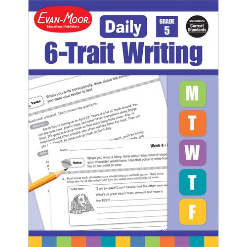 Daily 6-Trait Writing Grade 5 Te - Paperback