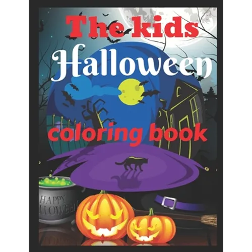 The kids Halloween coloring book: Halloween coloring book for toddlers - Paperback