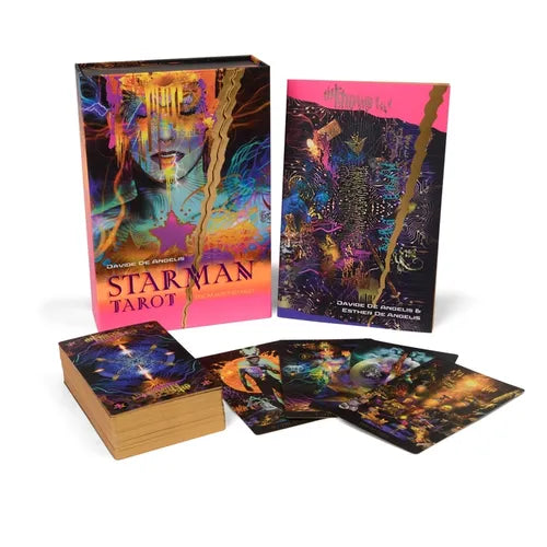 Starman Tarot Remastered: Revised and Updated David Bowie-Inspired Tarot Box Set with 78 Cards and Guide Book - Hardcover