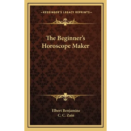 The Beginner's Horoscope Maker - Hardcover
