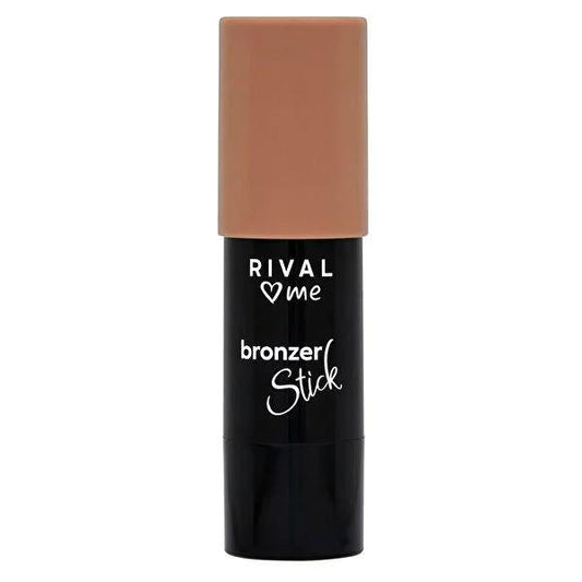 Rival Loves Me Vegan Bronzer Stick No.02 Mocha - Creamy Texture, Cruelty-Free Cosmetics for Natural Sun-Kissed Look