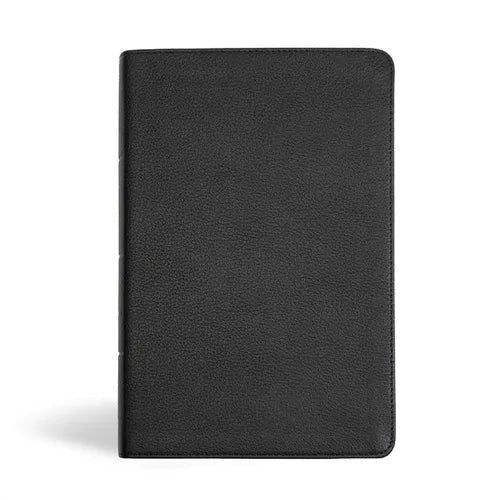 KJV Personal Size Giant Print Bible, Black Genuine Leather, Indexed - Leather