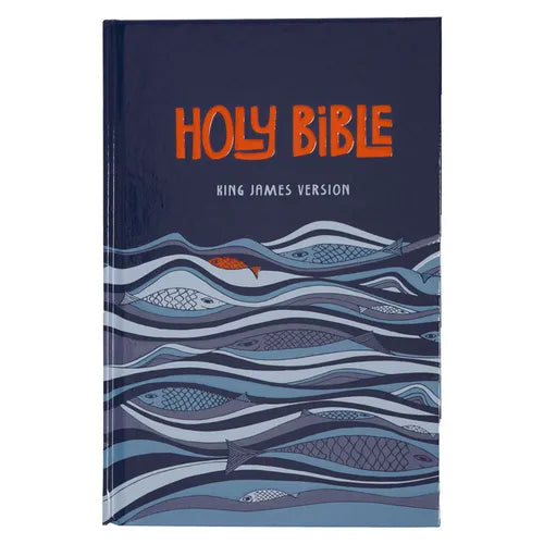KJV Kids Bible, 40 Pages Full Color Study Helps, Presentation Page, Ribbon Marker, Holy Bible for Children Ages 8-12, Blue Hardcover - Hardcover