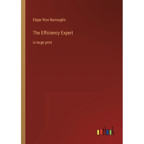 The Efficiency Expert: in large print - Paperback