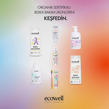 Ecowell Organic Diaper Cream - 110g, Vegan & Hypoallergenic for Newborns