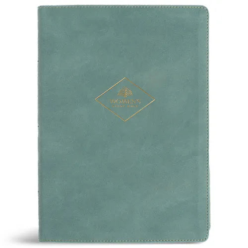 CSB Women's Study Bible, Earthen Teal Suedesoft Leathertouch - Imitation Leather
