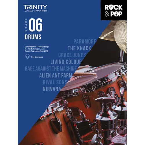 Trinity Rock & Pop 2018 Drums: Grade 6 - Paperback