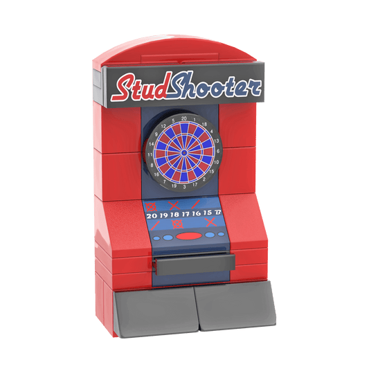 Electronic Dart Board - Custom Printed Minifig Scale Set - Made Using LEGO® Parts