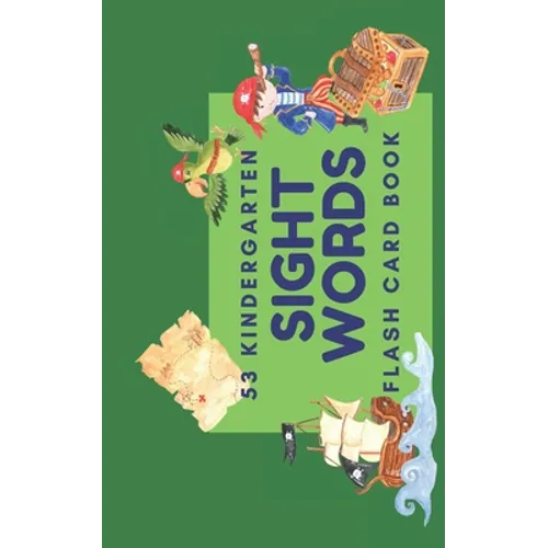 53 Kindergarten Sight Words: Flash Card Book - Paperback