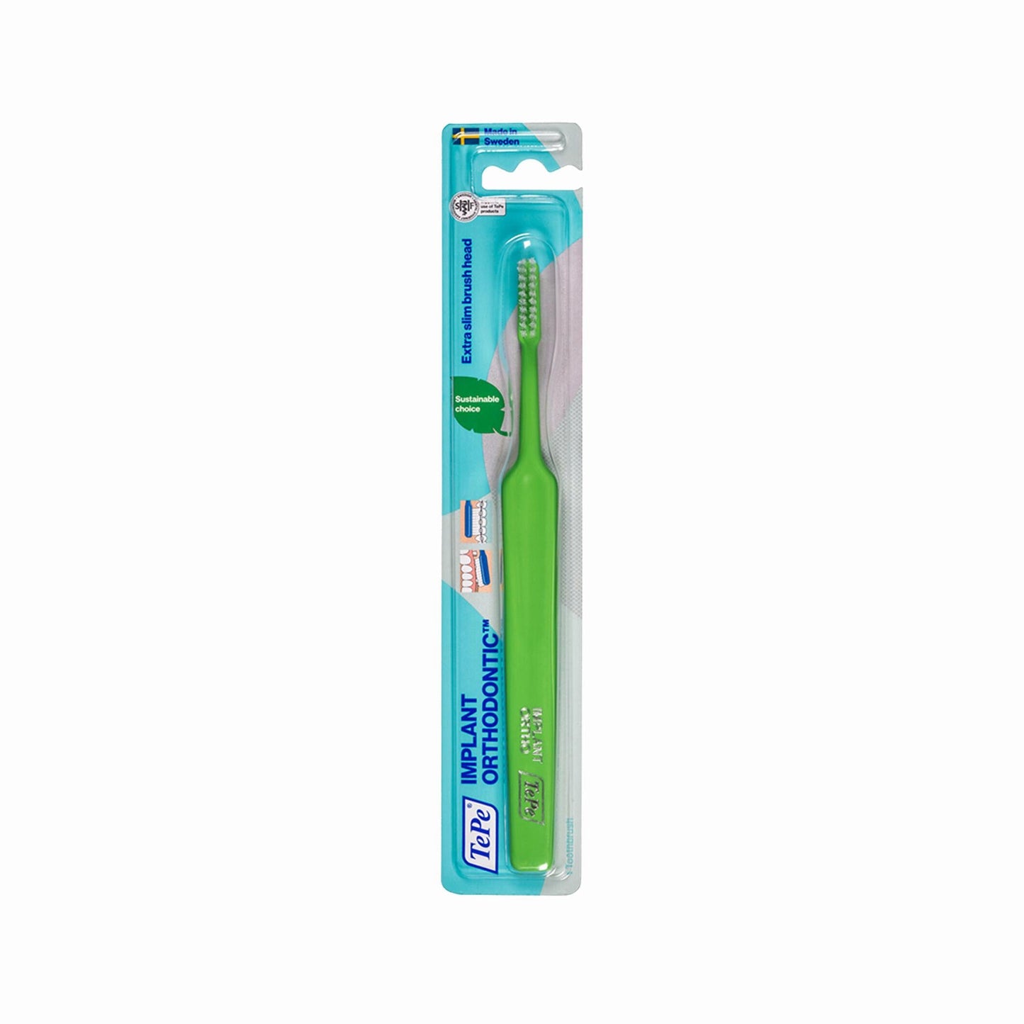 Tepe Specialized Orthodontic Toothbrush for Implants and Orthodontic Appliances - Gentle, Effective Cleaning for Complex Dental Structures