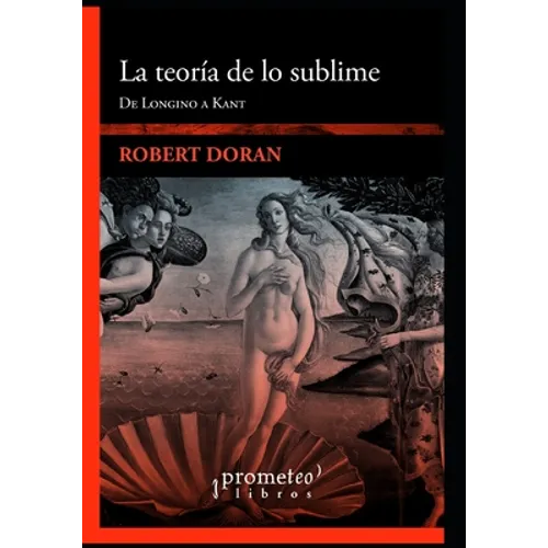 La teoría de lo sublime: De Longino a Kant - Paperback