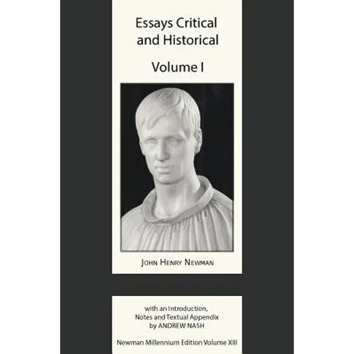 Essays Critical and Historical I - Hardcover