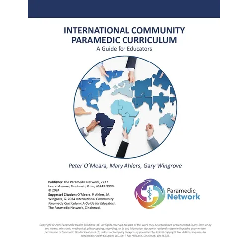 International Community Paramedic Curriculum: A Guide for Educators - Paperback
