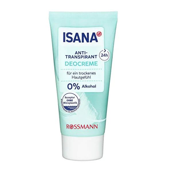 Isana Deodorant Cream Anti-Transpirant for Sensitive Skin - 50ml
