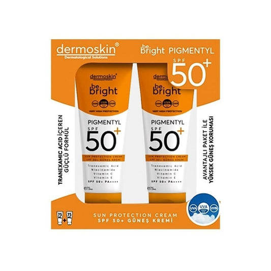 Dermoskin Be Bright Pigmentyl Sun Protection Spf 50+ Cream - Anti-Pigmentation Moisturizing Sunscreen for Sensitive Skin