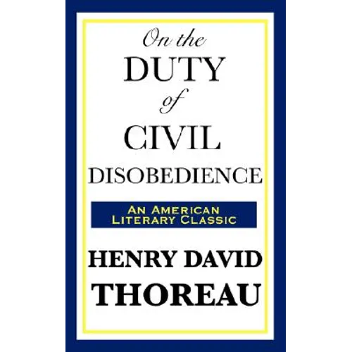 On the Duty of Civil Disobedience - Paperback