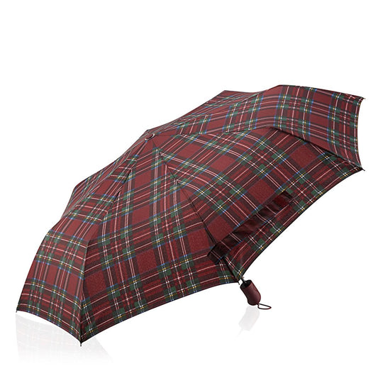 Eklips Automatic Checkered Umbrella - Waterproof, Windproof, Compact Design