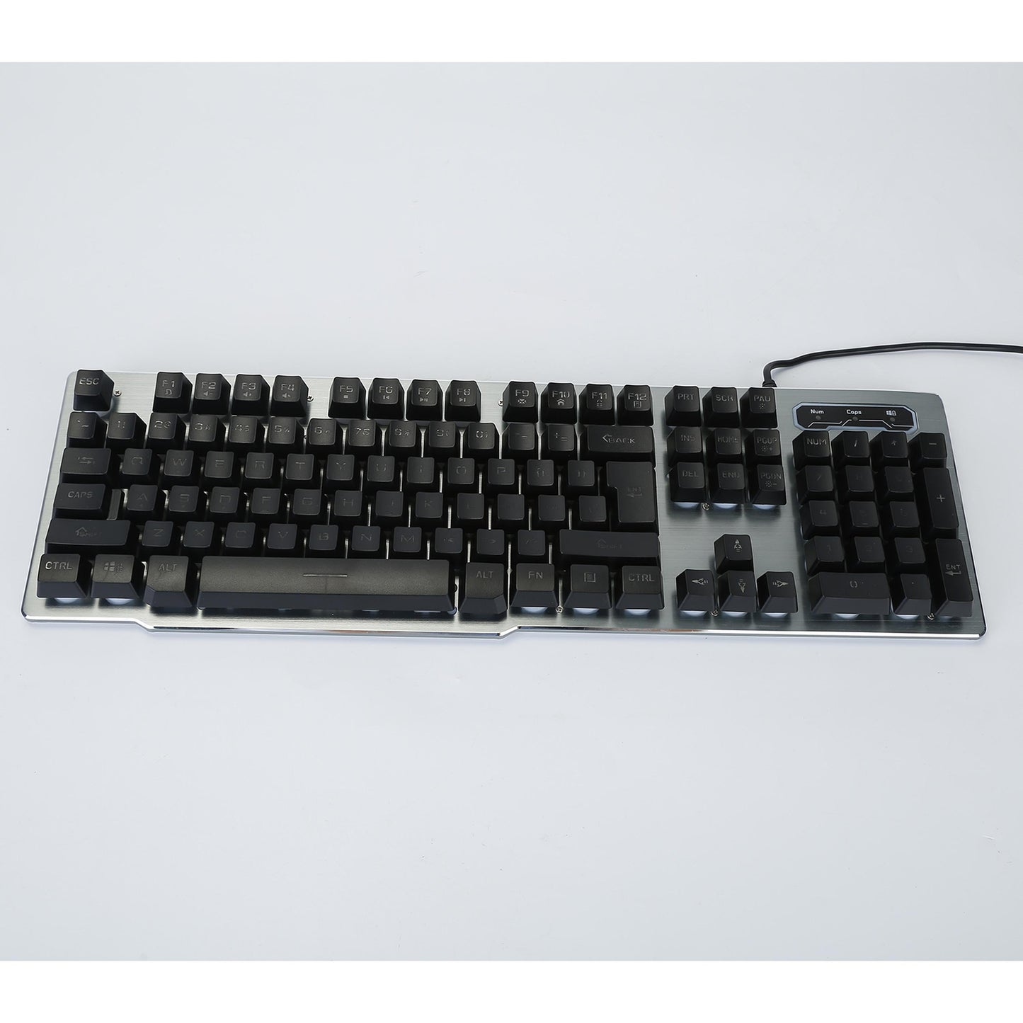 Wired Gaming Keyboard Mouse Set Colorful Rainbow Backlit 104 Keys Gaming Keyboard w/ RGB DPI Adjustable Gaming Mouse