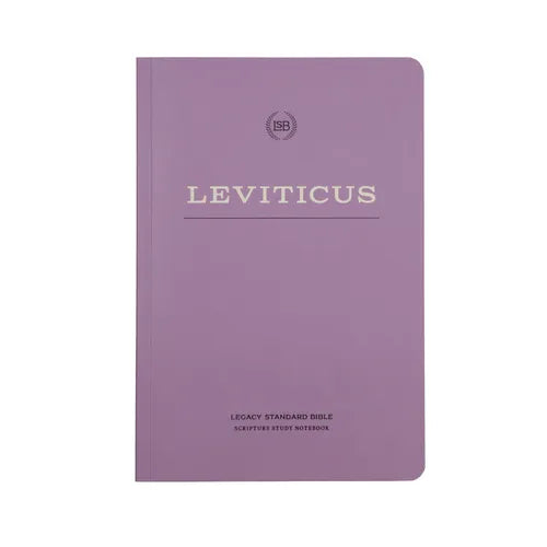 Lsb Scripture Study Notebook: Leviticus: Legacy Standard Bible - Paperback