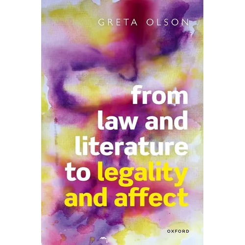 From Law and Literature to Legality and Affect - Hardcover