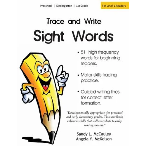 Trace and Write Sight Words: 51 High-Frequency Words for Beginning Readers - Paperback