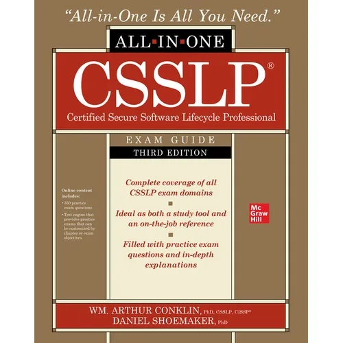 Csslp Certified Secure Software Lifecycle Professional All-In-One Exam Guide, Third Edition - Paperback