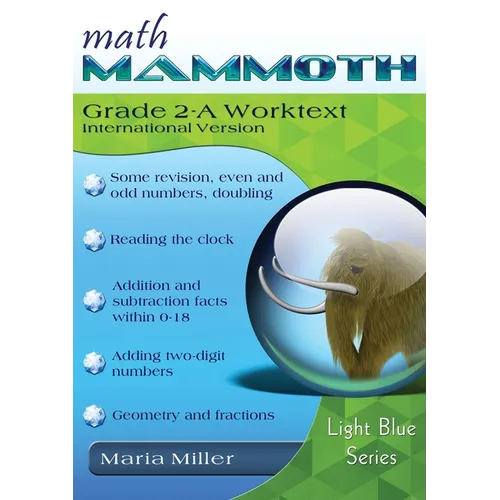 Math Mammoth Grade 2-A Worktext, International Version - Paperback