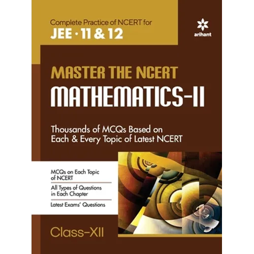 Master The NCERT for JEE Mathematics - Vol.2 - Paperback