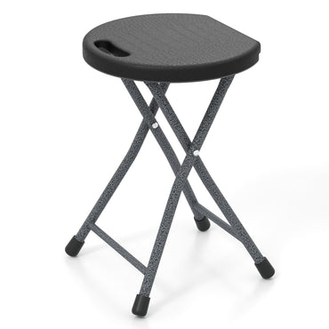 Folding Stool with Built-in Handle for Adults