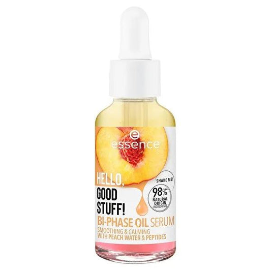 Essence Hello Good Stuff Bi-Phase Facial Oil Serum - Natural Hydrating Skincare for Smooth Texture