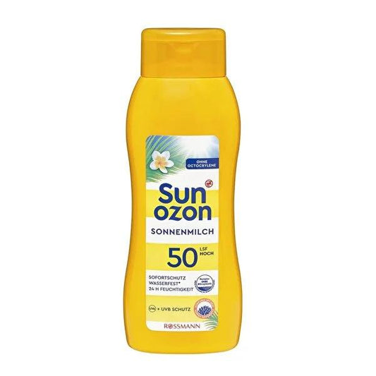 Sunozon 50 SPF Vegan Sunscreen Lotion - Water-Resistant, Anti-Aging, 13.53 fl oz
