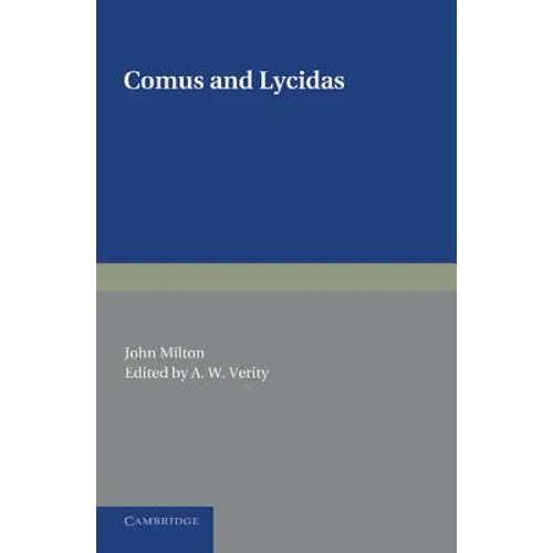 Comus and Lycidas - Paperback