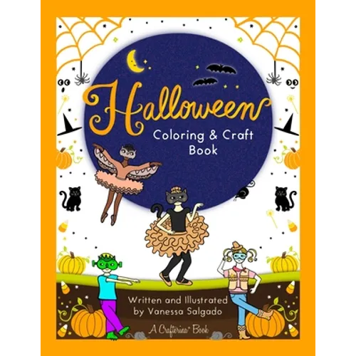 Halloween Coloring & Craft Book - Paperback