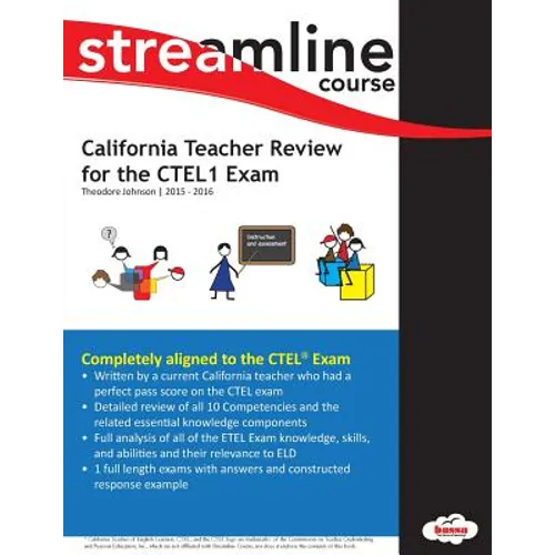 California Teacher Review for the CTEL1 Exam - Paperback