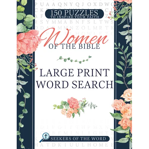 Women of the Bible: Large Print Word Search - Paperback