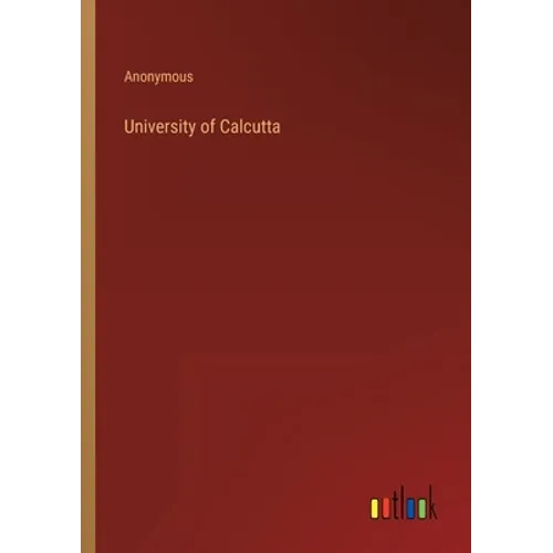 University of Calcutta - Paperback