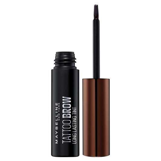Maybelline Brow Tattoo Gel Tint - Long-Lasting Dark Brown Eyebrow Tint Gel for Perfect Eyebrows