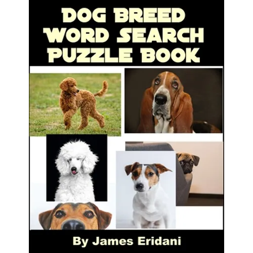 Dog Breed Word Search Puzzle Book - Paperback