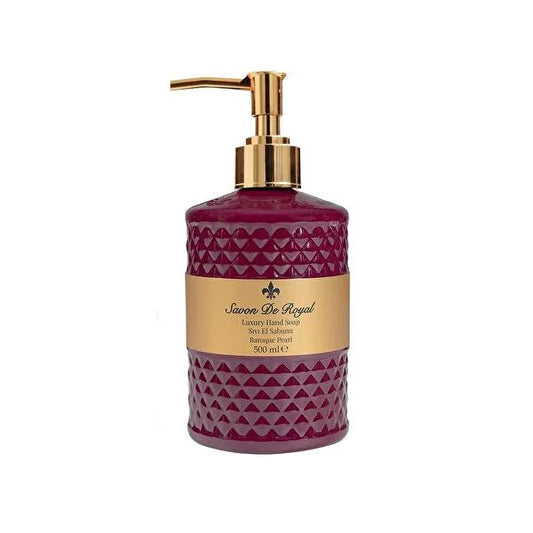 Savon De Royal Luxury Vegan Baroque Pearl Liquid Hand Soap: Fragrant, Moisturizing, Alcohol & Paraben-Free Formula for Sensitive Skin