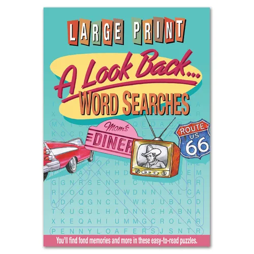 Large Print a Look Back Word Searches - Paperback