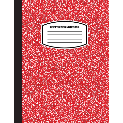 Classic Composition Notebook: (8.5x11) Wide Ruled Lined Paper Notebook Journal (Red) (Notebook for Kids, Teens, Students, Adults) Back to School and - Paperback