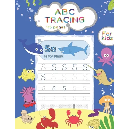 ABC TRACING For kids: Sea Animals Tracing and Coloring book - Paperback