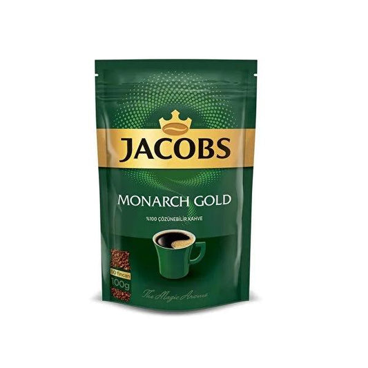 Jacobs Monarch Gold Ground Coffee - 100g, Rich Flavor & Aromatic, Perfect for Home Brewing