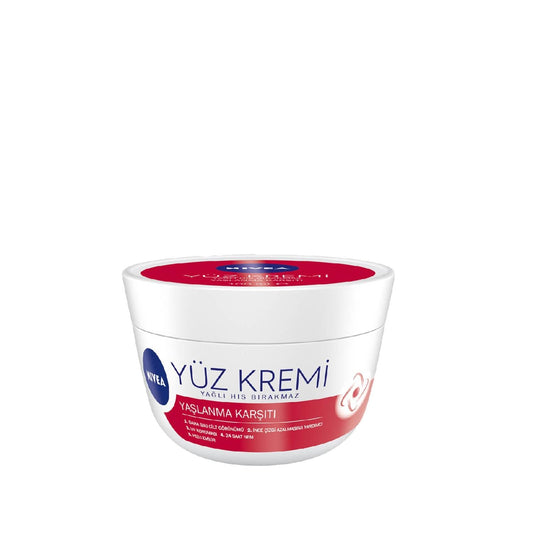 Nivea Anti-Aging Face Cream 100ml - Moisturizing Anti-Wrinkle Cream for Face