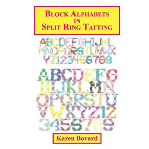 Block Alphabets in Split Ring Tatting - Paperback