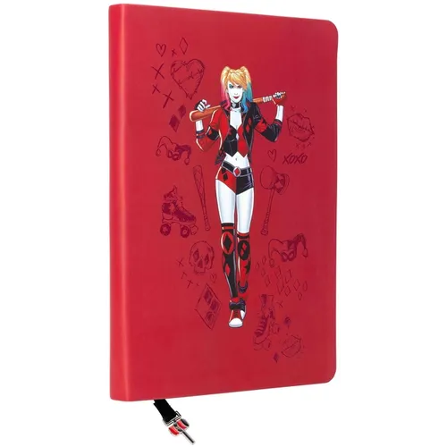 DC: Harley Quinn Journal with Ribbon Charm - Paperback