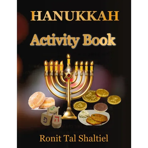 Hanukkah Activity book: For kids-Coloring, Maze, Hidden words game and more. - Paperback