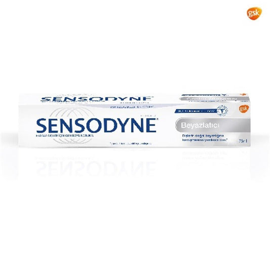 Sensodyne Sensitive Whitening Toothpaste for Adults - Relieves Sensitivity & Whitens Teeth, 2.54 fl oz