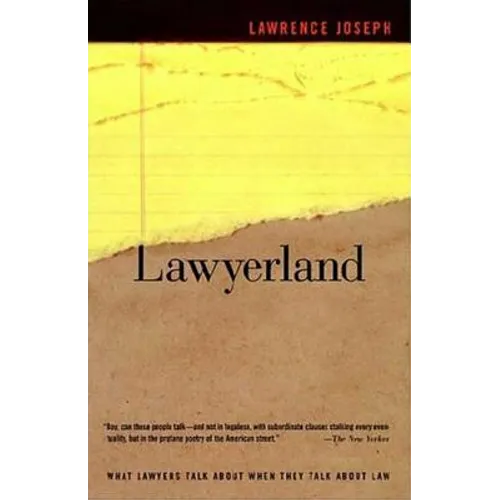 Lawyerland: An Unguarded, Street-Level Look at Law & Lawyers Today - Paperback