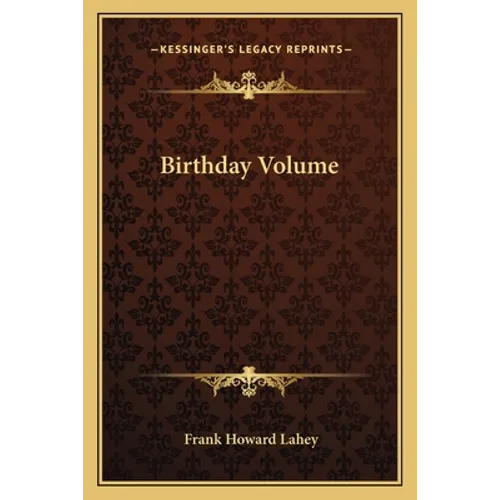 Birthday Volume - Paperback